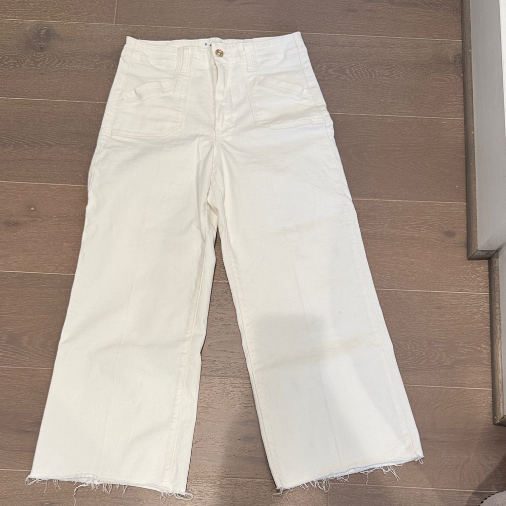 Paige Anessa Welt Utility Pockets Denim